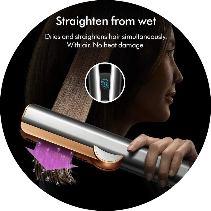 Limited Edition Airstrait Straightener in Pink and Rose Gold