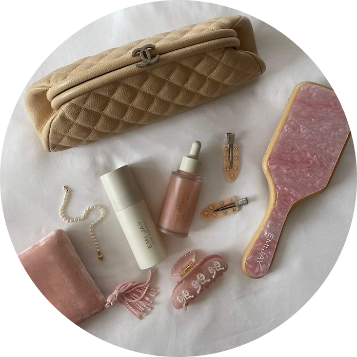 Sweetheart Hair Claw Clip in Pink Angel Food