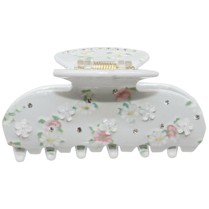 Sweetheart Hair Claw Clip in Tea Party