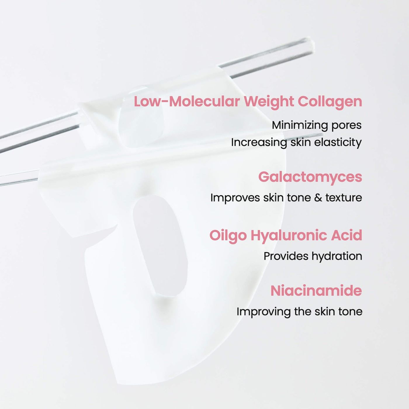 Bio Collagen Real Deep Mask for Pore Minimizing & Firming Care NudeFace Chile