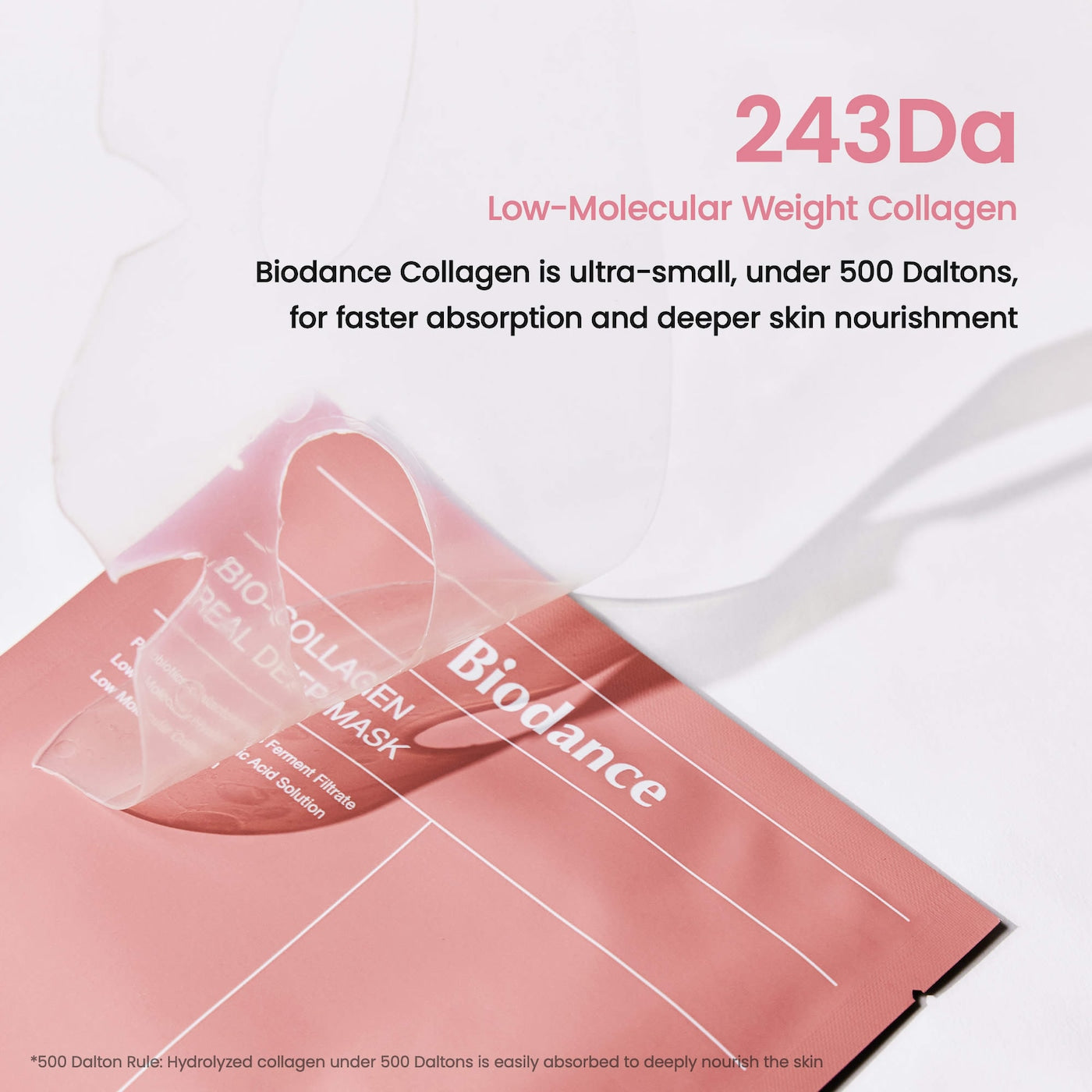 Bio Collagen Real Deep Mask for Pore Minimizing & Firming Care NudeFace Chile