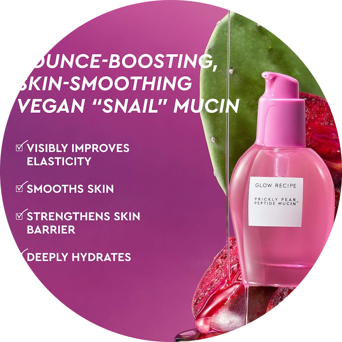 Prickly Pear Peptide Bouncy + Hydrating Skin Barrier Vegan Mucin Serum