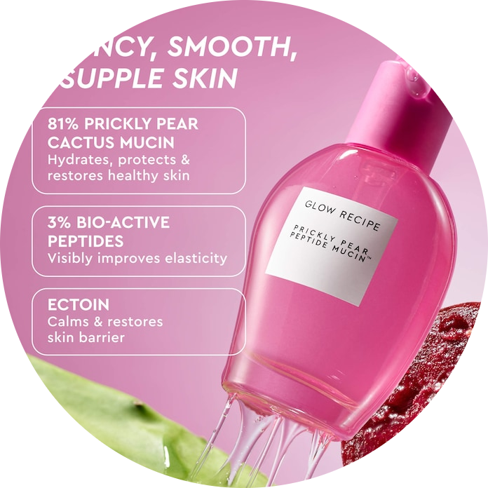 Prickly Pear Peptide Bouncy + Hydrating Skin Barrier Vegan Mucin Serum