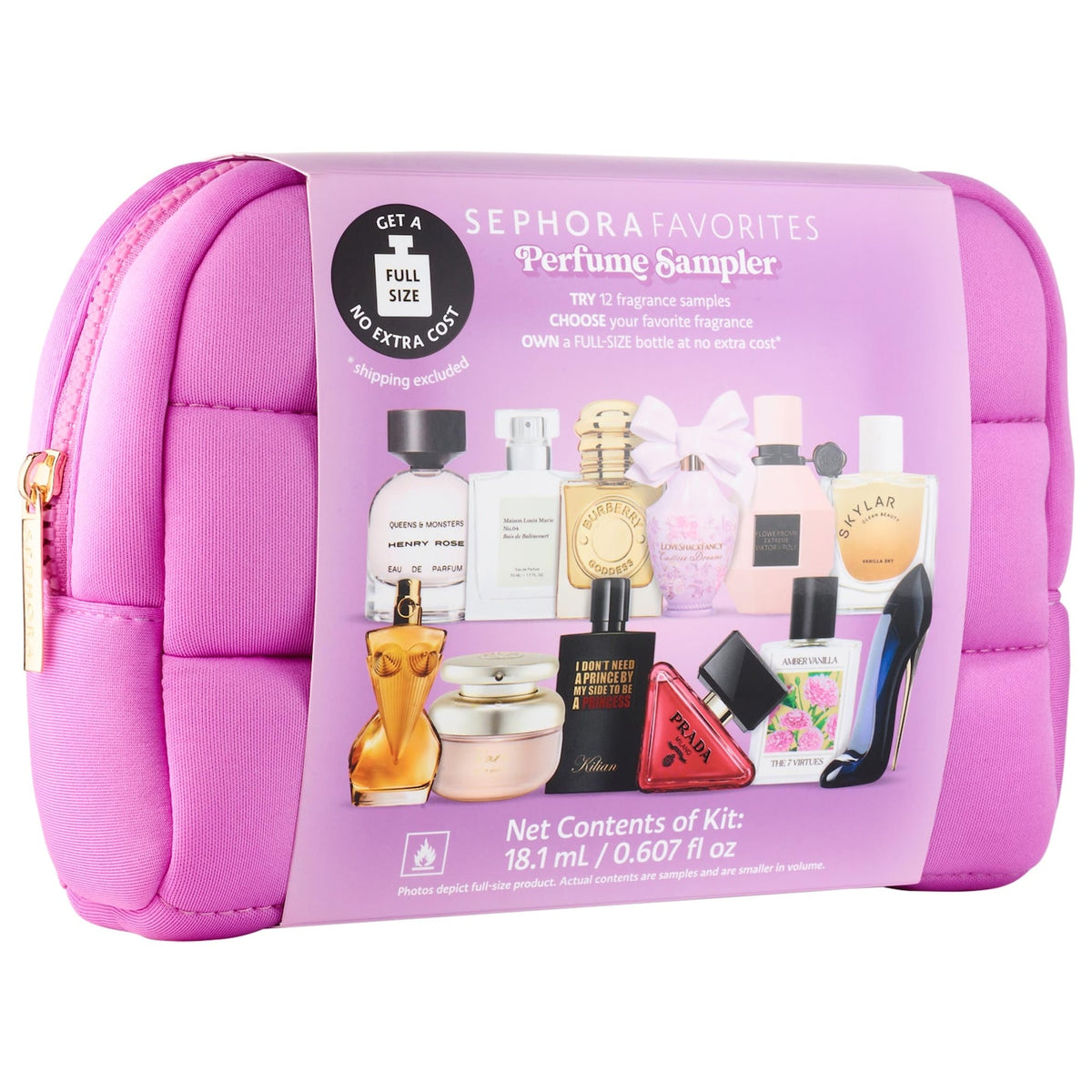 Perfume Sampler Set with Floral & Vanilla Perfumes NudeFace Chile