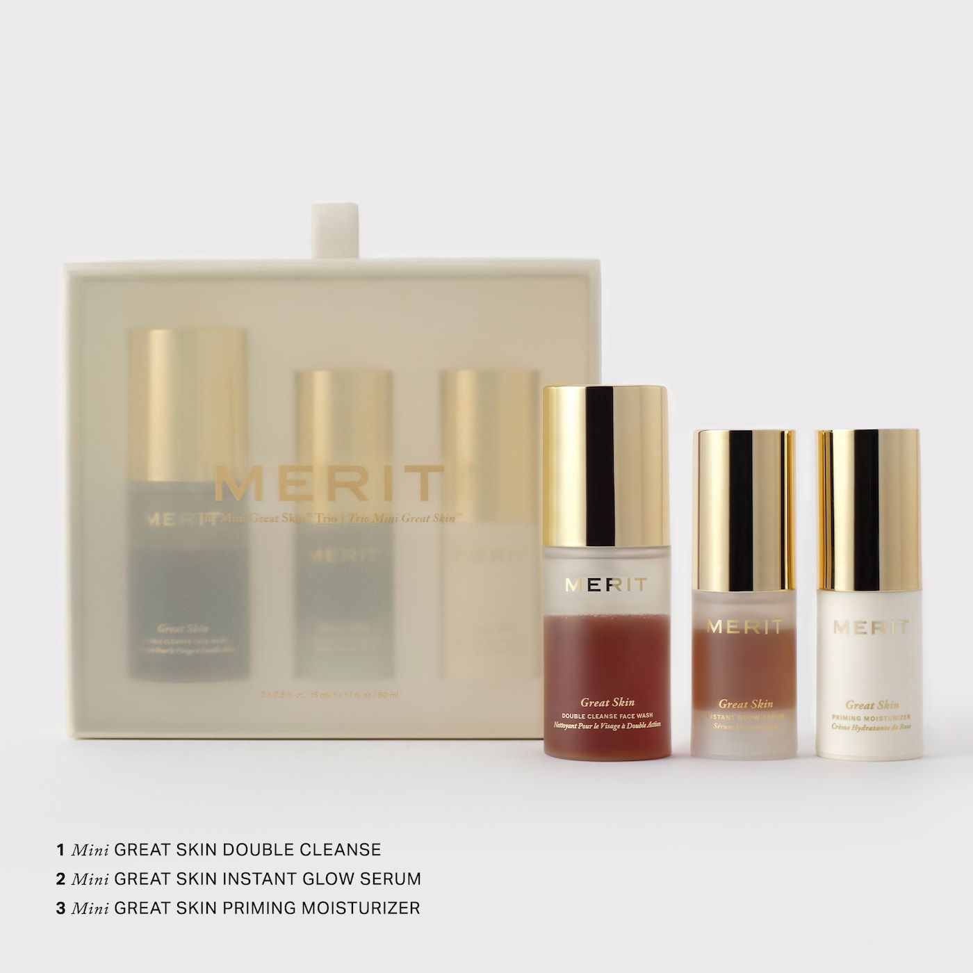 Mini Great Skin Skincare Essentials Gift Set NudeFace Chile