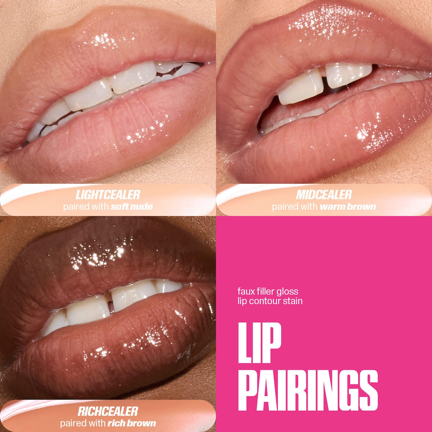 Faux Filler Shiny Non-Sticky Lip Gloss