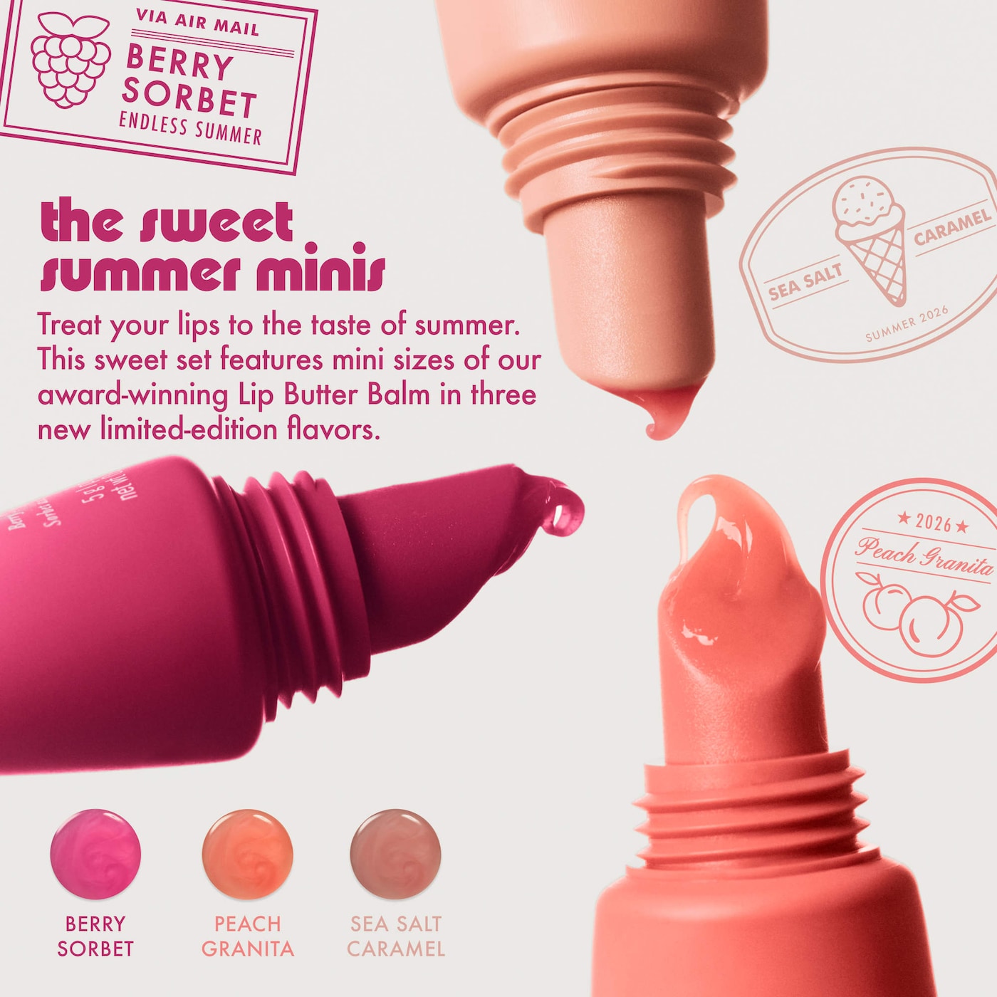 The Sweet Summer Mini Trio Set NudeFace Chile