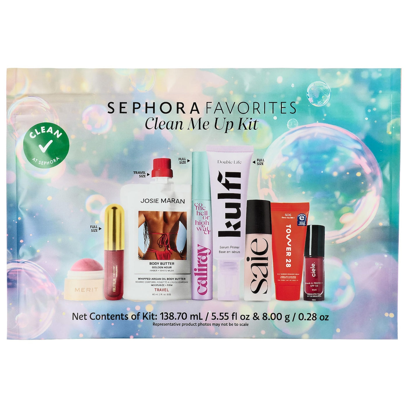 Sephora Favorites  Clean Me Up Kit Makeup Value Set