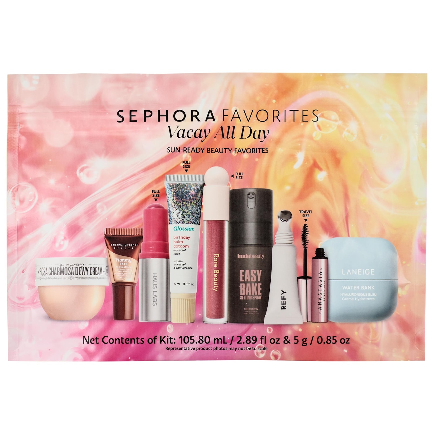 Sephora Favorites Vacay All Day Makeup and Skincare Value Set