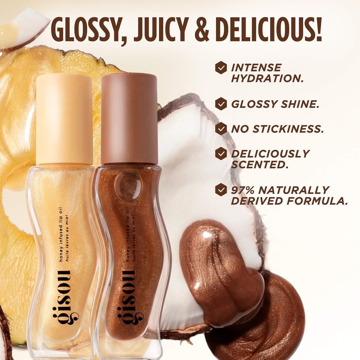 Honey Infused Lip Oil NudeFace Chile