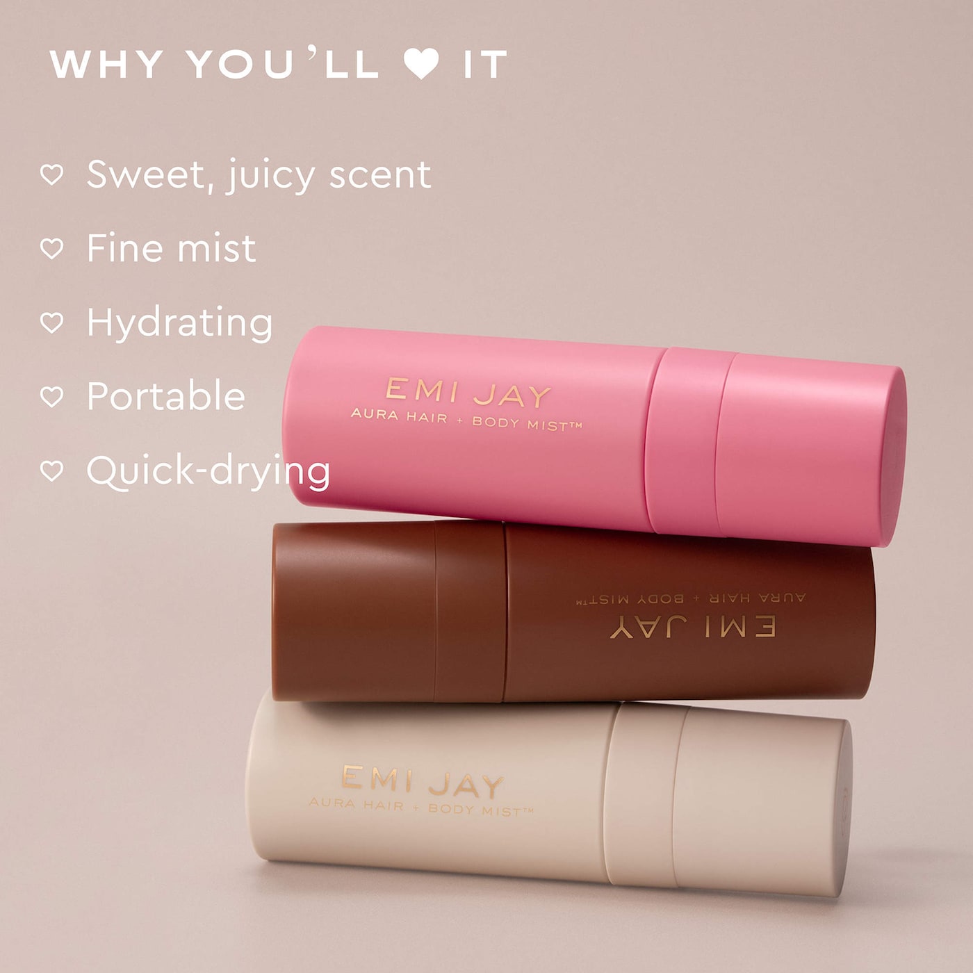Aura Hair & Body Fragrance Mist NudeFace Chile