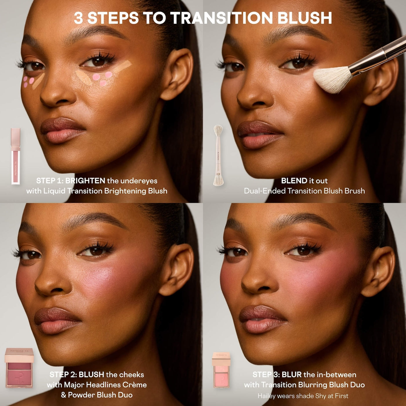 Major Headlines Transition Blurring Under Eye Blush Duo NudeFace Chile