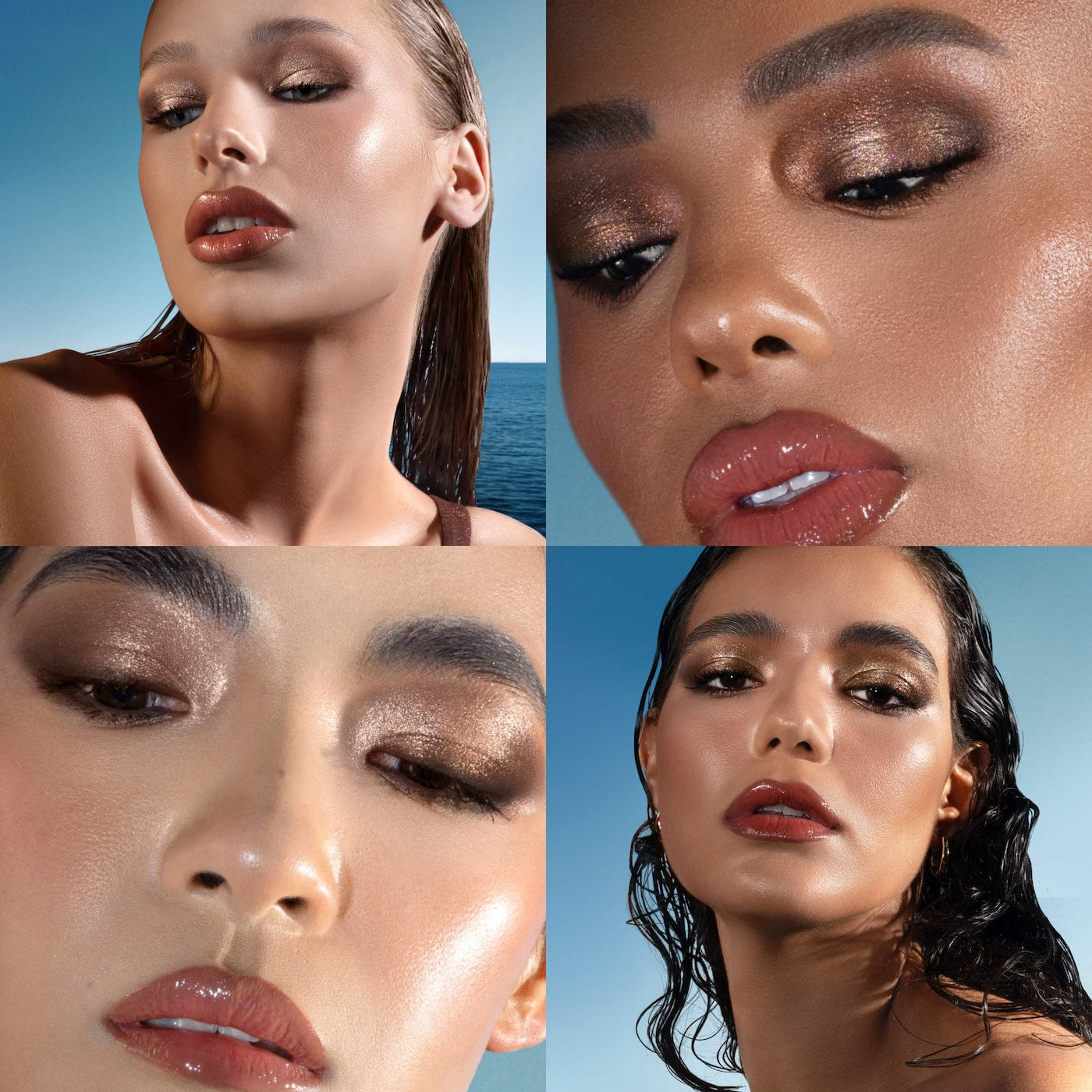 Tan Eyeshadow Palette NudeFace Chile