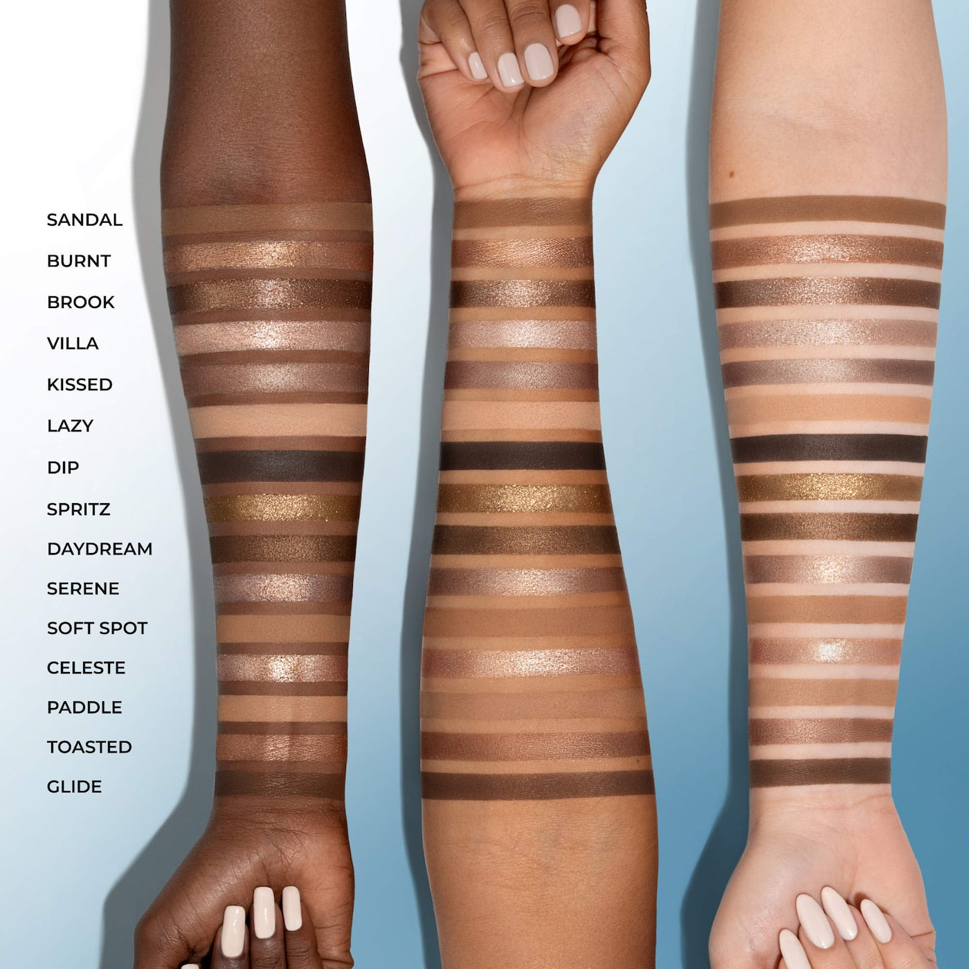 Tan Eyeshadow Palette NudeFace Chile