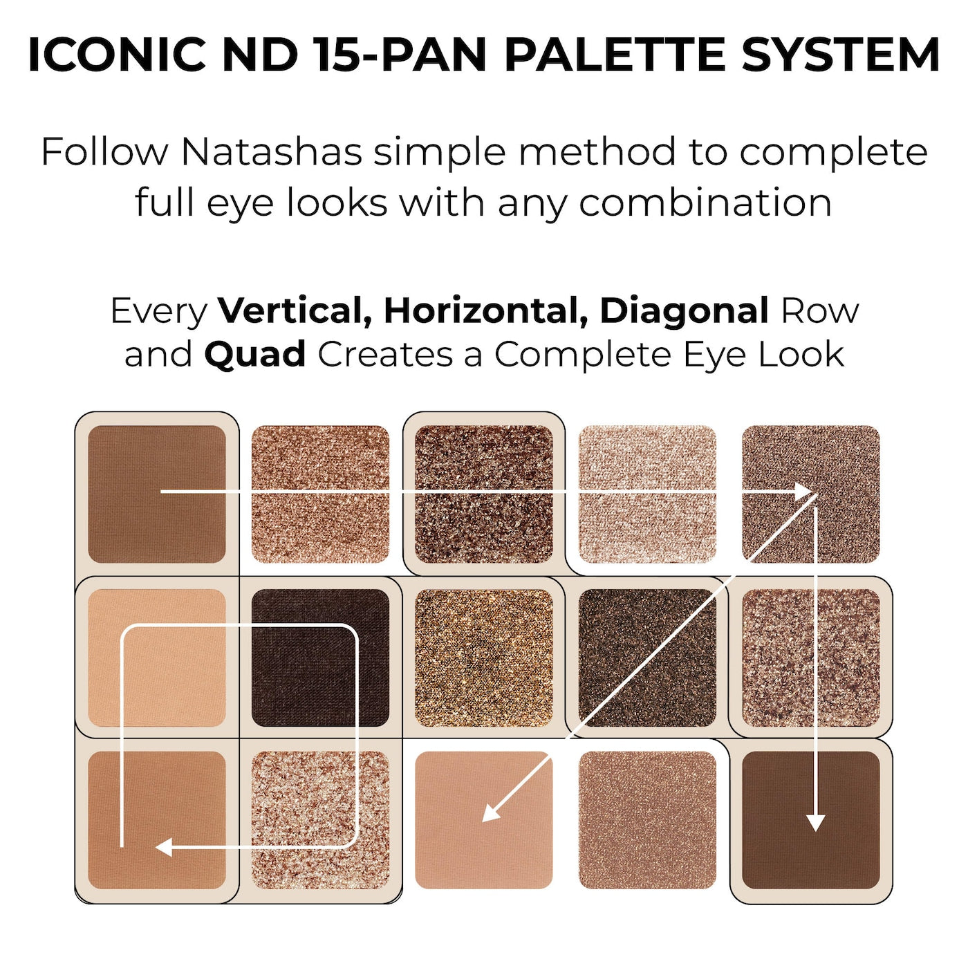 Tan Eyeshadow Palette NudeFace Chile