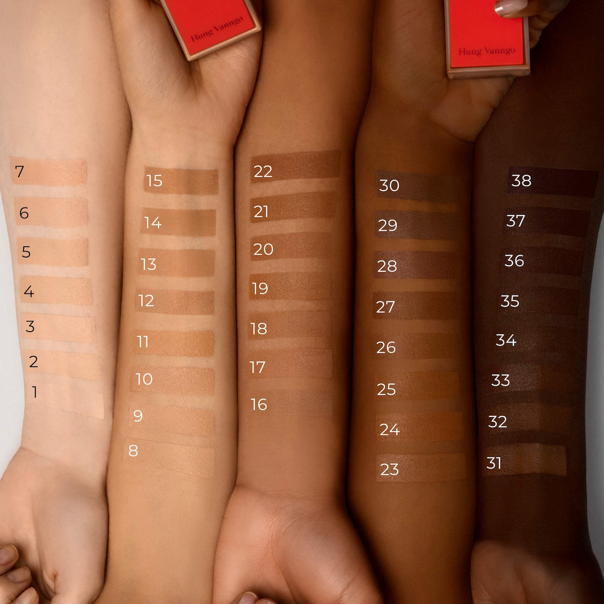 Red Carpet Skin Luminous Longwear Serum Foundation NudeFace Chile
