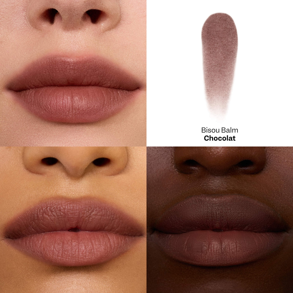 BISOU BALM Sheer Matte Lipstick NudeFace Chile