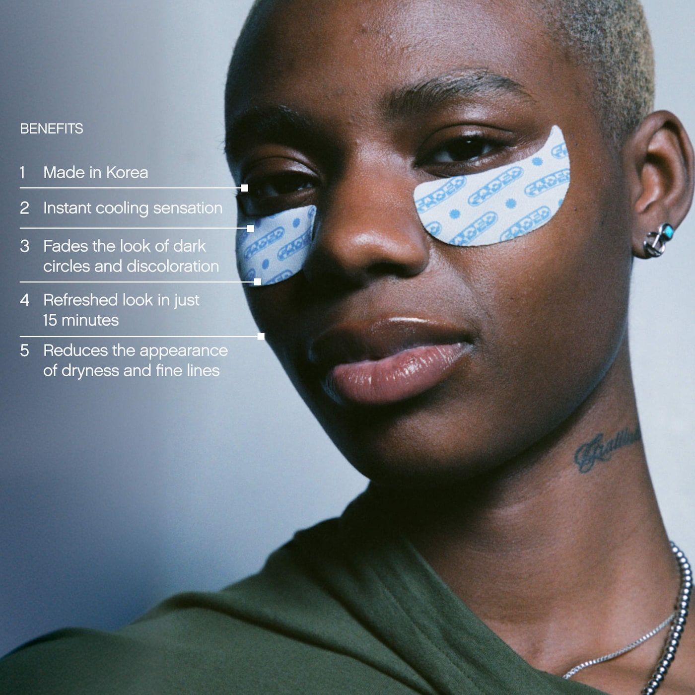 Faded Under Eye Brightening & Clearing Eye Masks NudeFace Chile