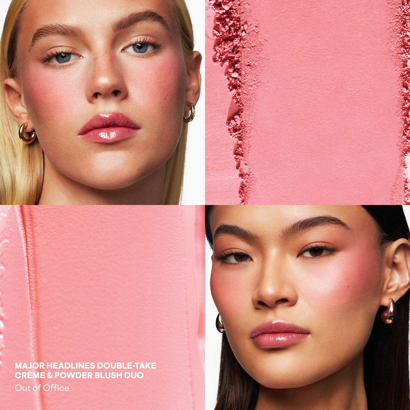Major Headlines Double-Take Crème & Powder Blush Duo NudeFace Chile