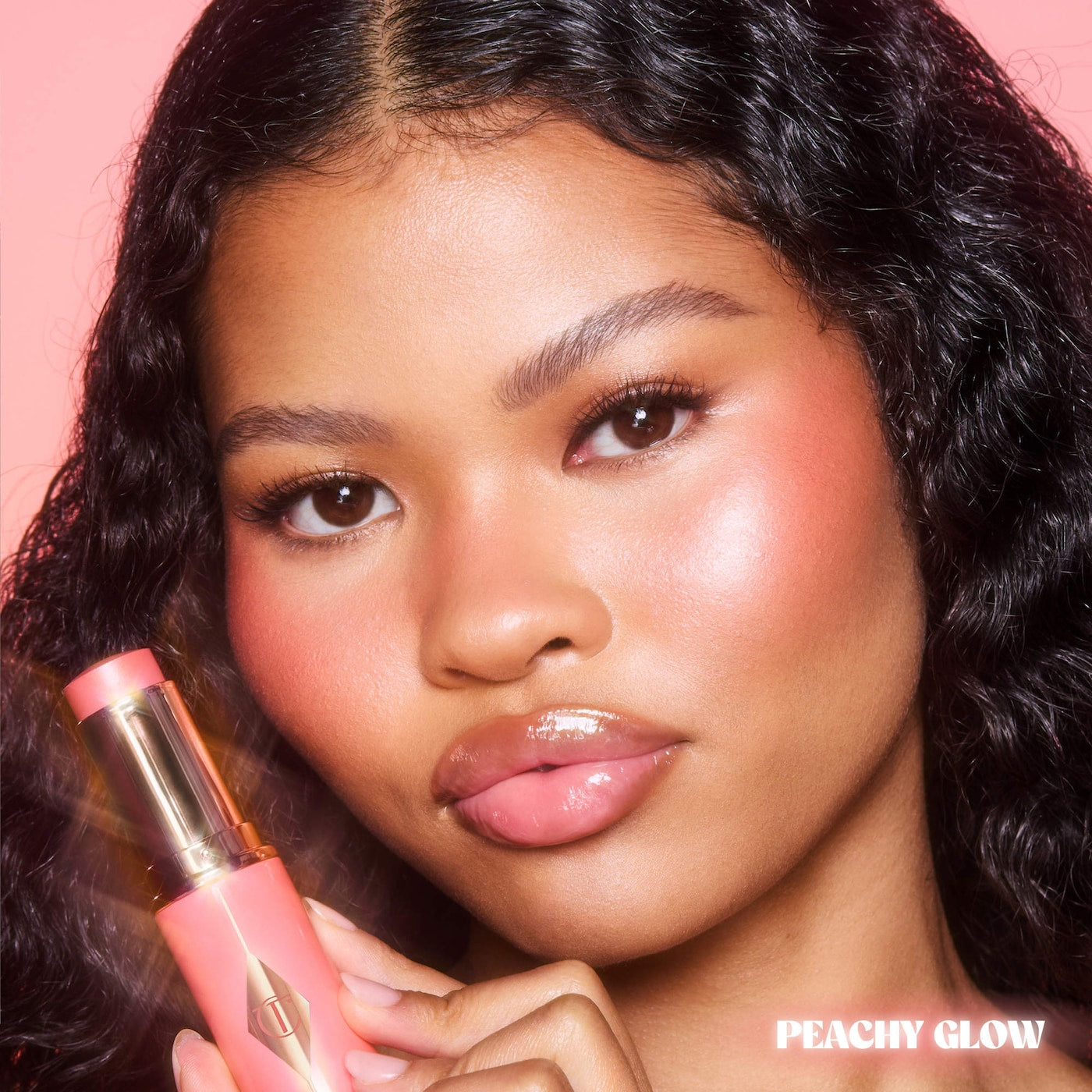 Mini Unreal Lip + Cheek Glow Blush Stick with Hyaluronic Acid NudeFace Chile