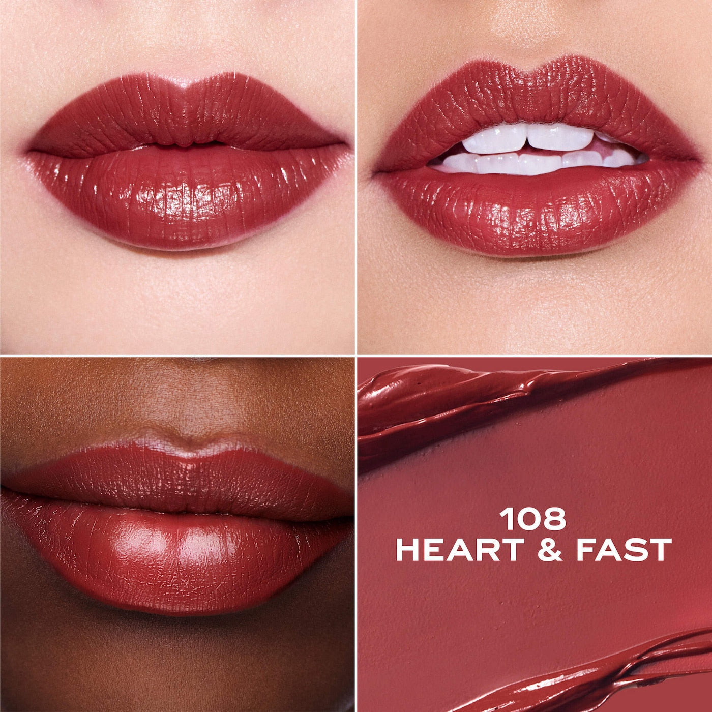 Heart On Long-Lasting Soft Shine Lipstick NudeFace Chile