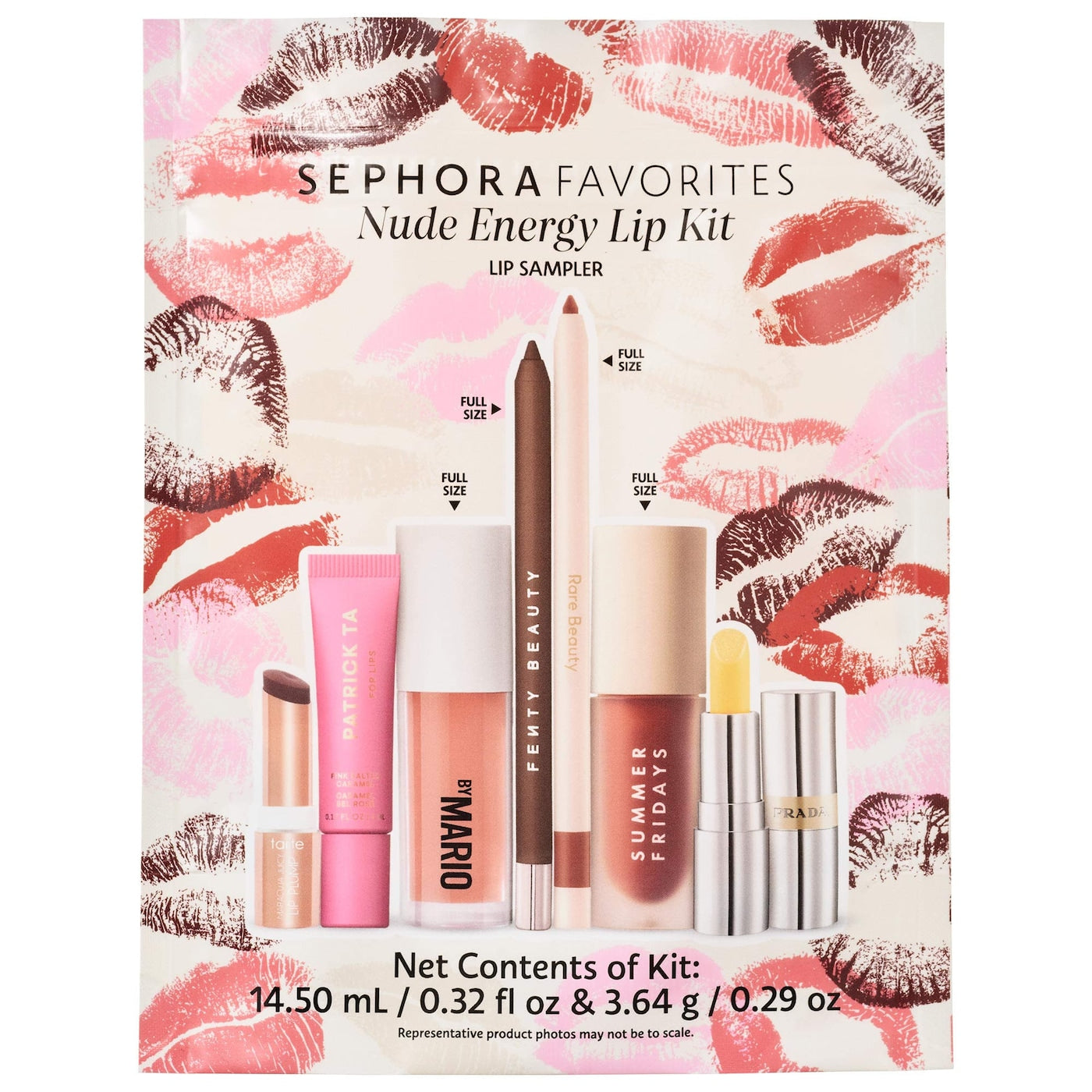 Nude Energy Lip Kit Makeup Set NudeFace Chile