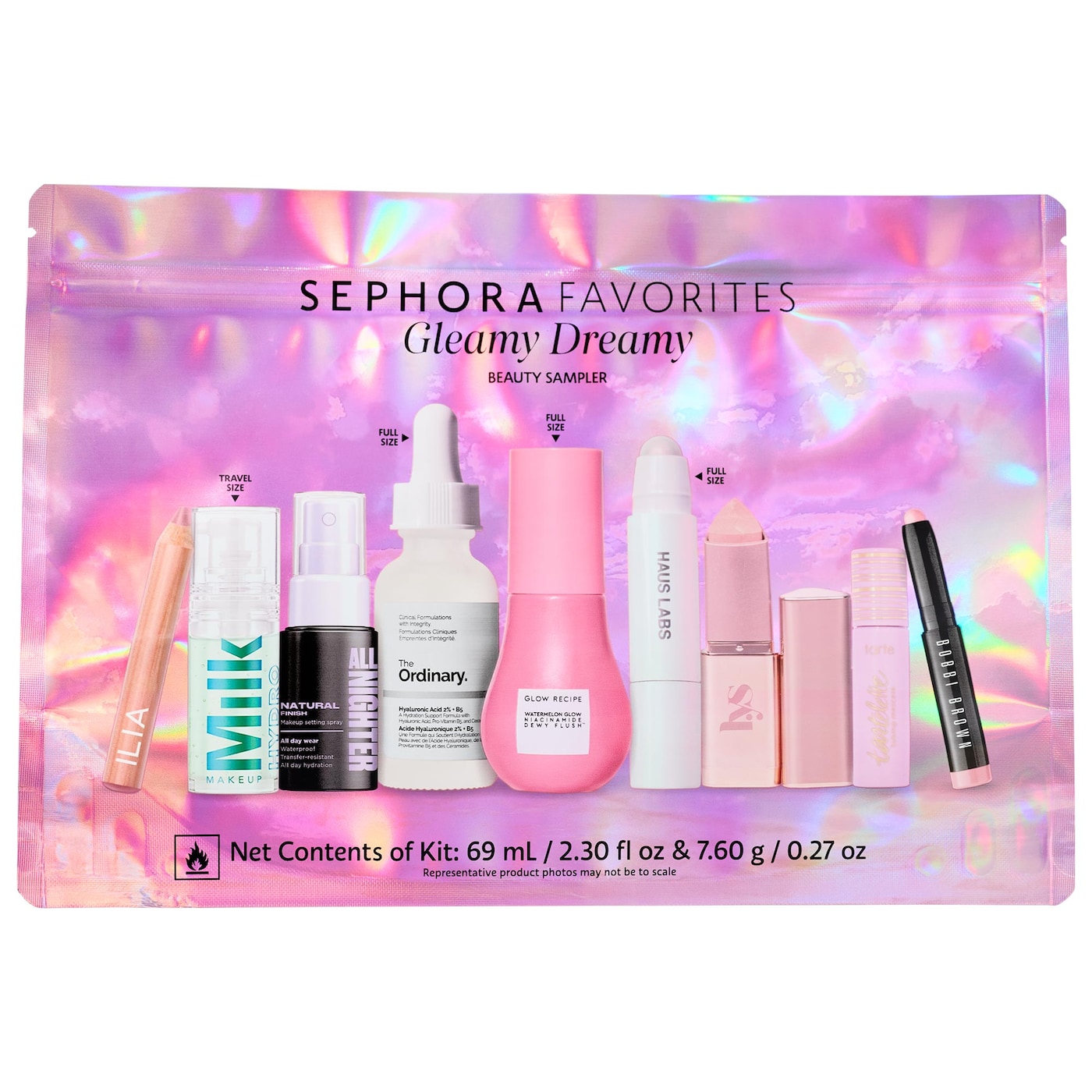 Gleamy Dreamy Makeup and Skincare Value Set NudeFace Chile