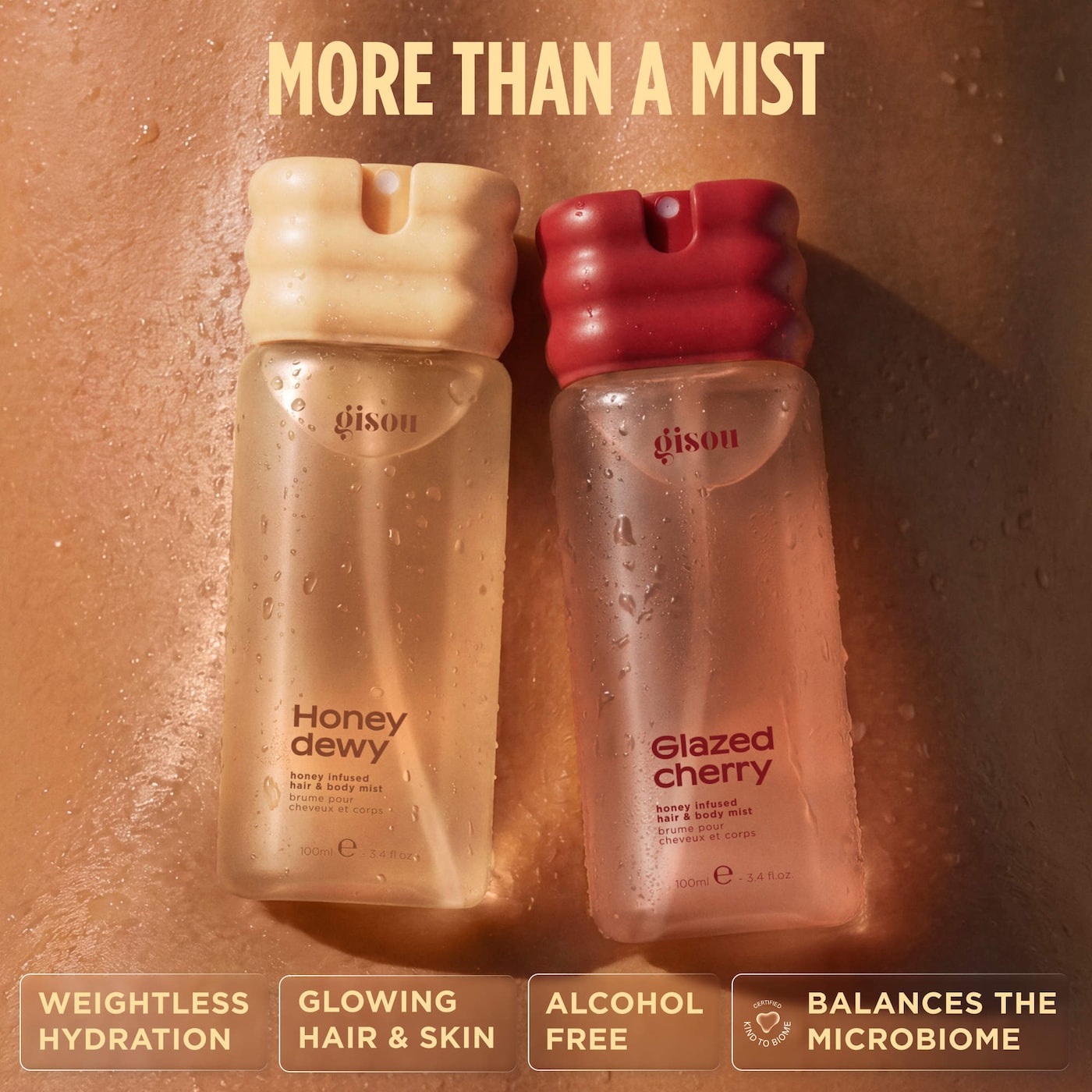 Glazed Cherry Honey Infused Hair & Body Mist NudeFace Chile