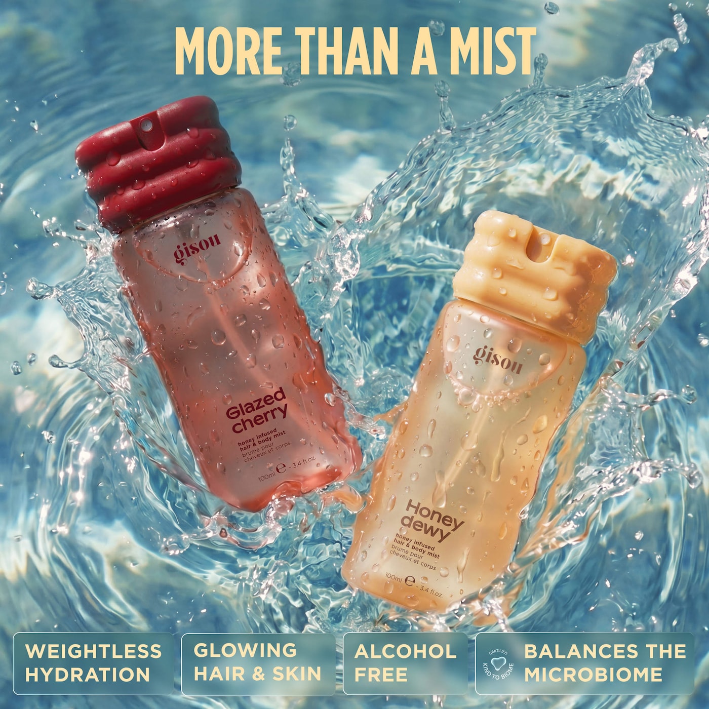 Honey Dewy Honey Infused Hair & Body Mist NudeFace Chile