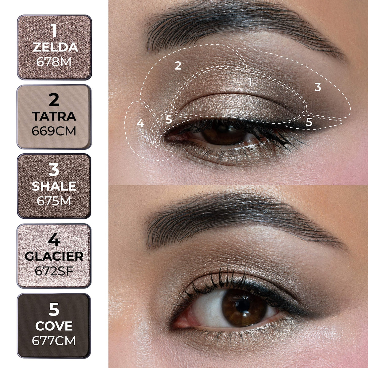 I Need a Cool Eyeshadow Palette NudeFace Chile