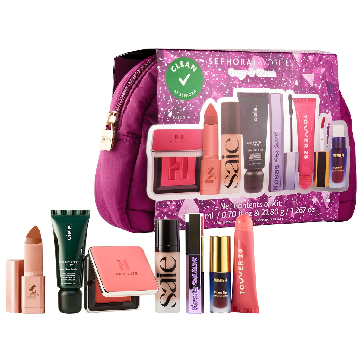 Sephora Favorites Cozy & Clean Makeup Value Set NudeFace Chile