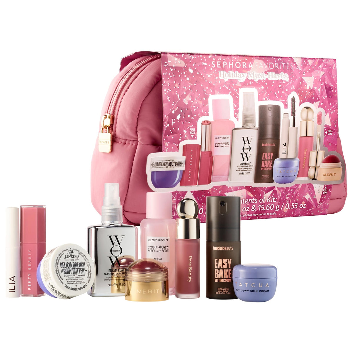 Sephora Favorites  Holiday Must-Haves Makeup & Skincare Value Set NudeFace Chile