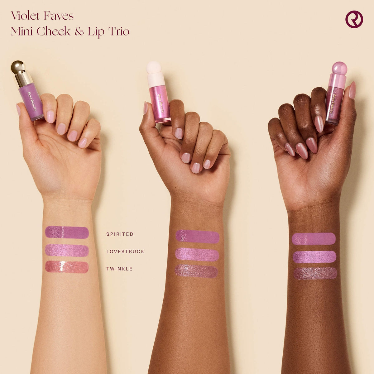 Violet Faves Mini Cheek and Lip Trio NudeFace Chile