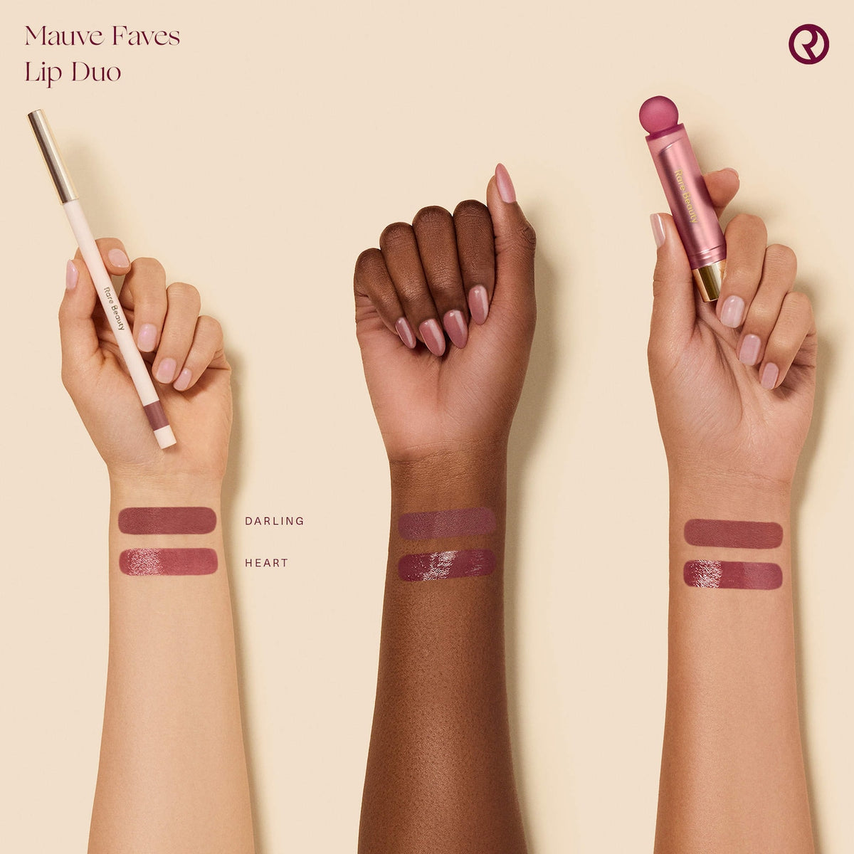 Mauve Faves Lip Duo Makeup Gift Set NudeFace Chile