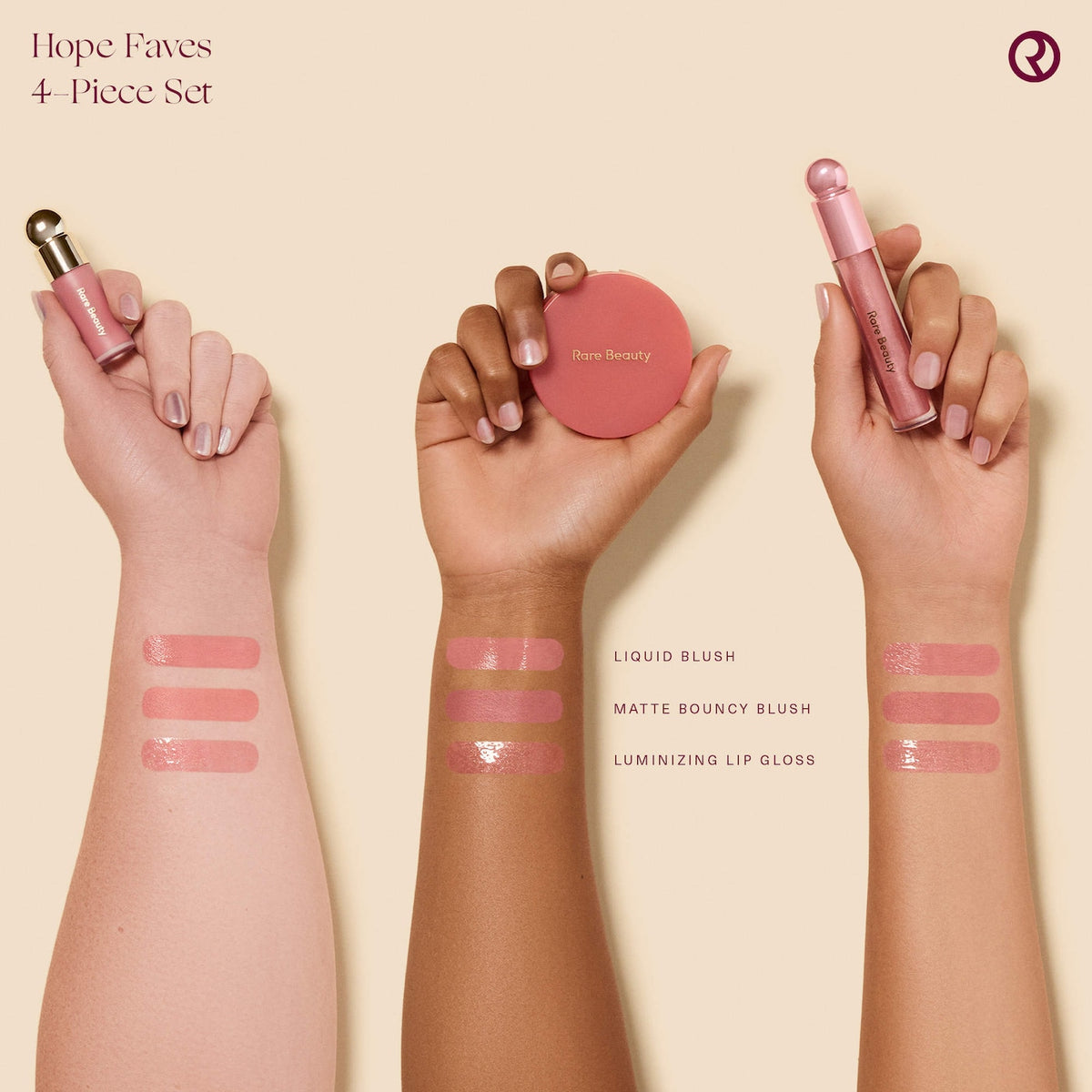 Hope Faves 4-Piece Makeup Gift Set NudeFace Chile