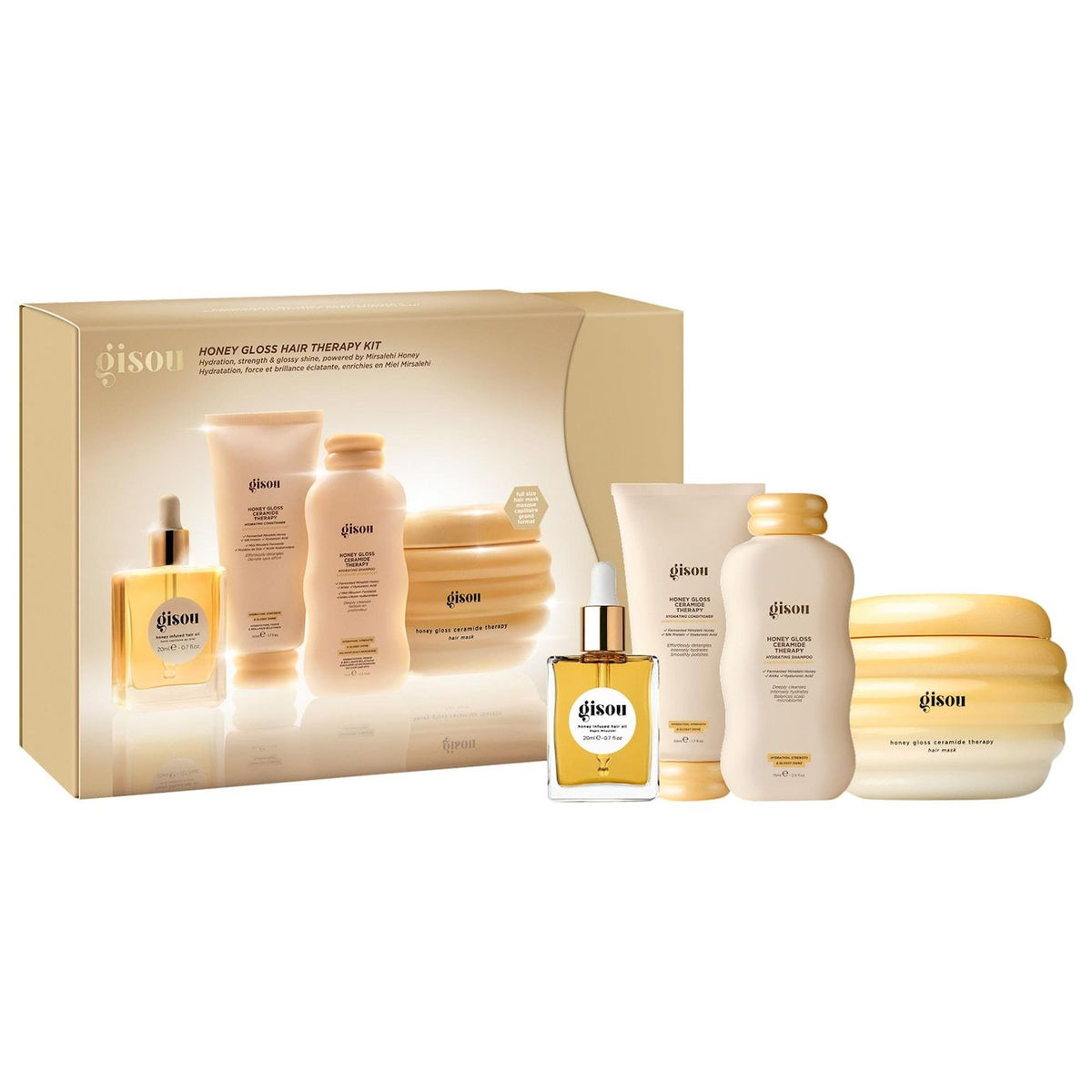 Honey Gloss Hair Therapy Set NudeFace Chile
