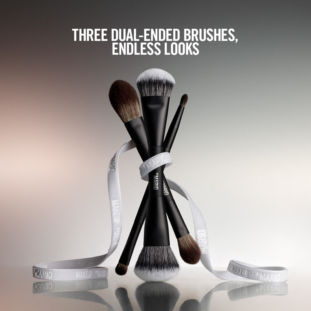 Mario's Face and Eye Trio Cosmetic Brush Set NudeFace Chile