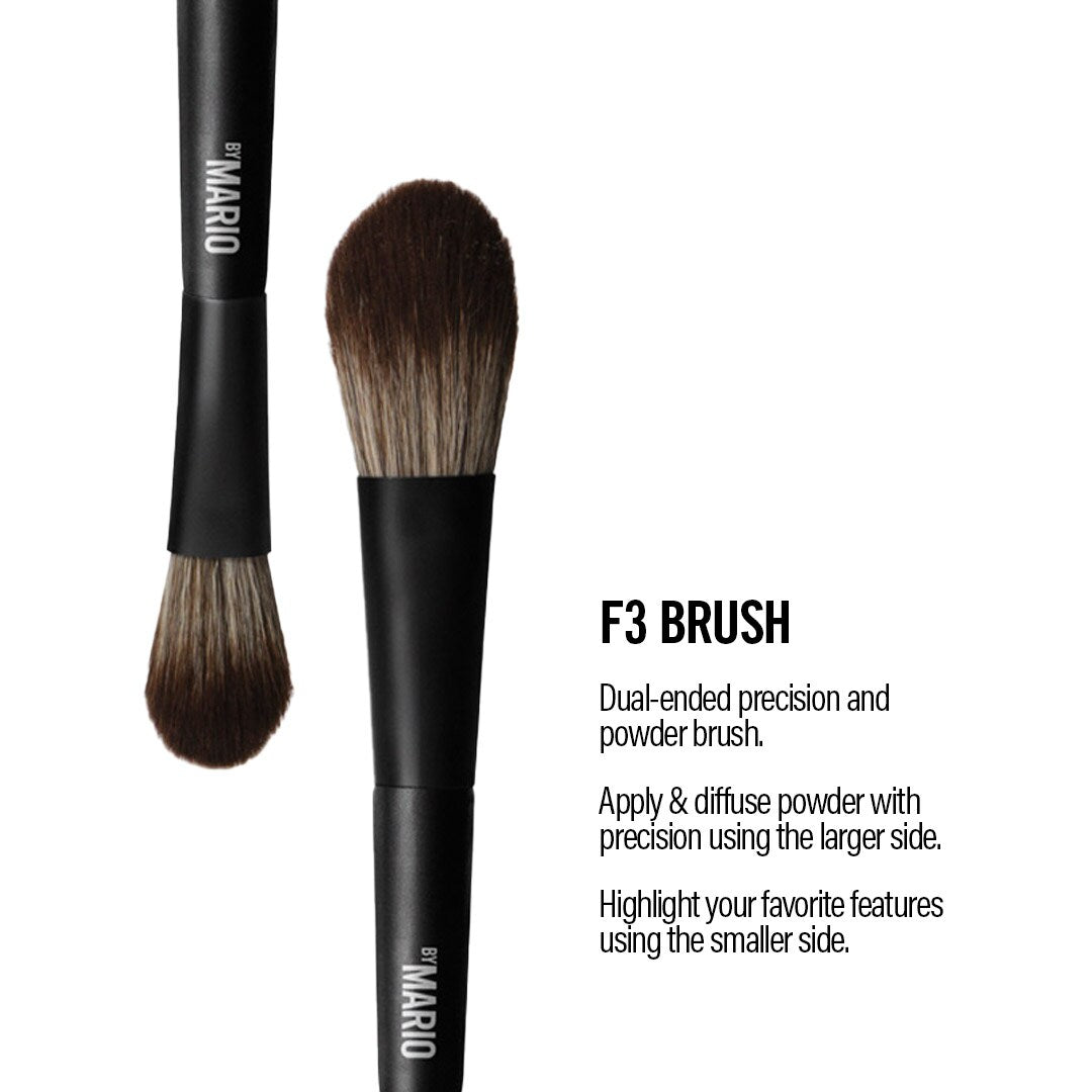 Mario's Face and Eye Trio Cosmetic Brush Set NudeFace Chile