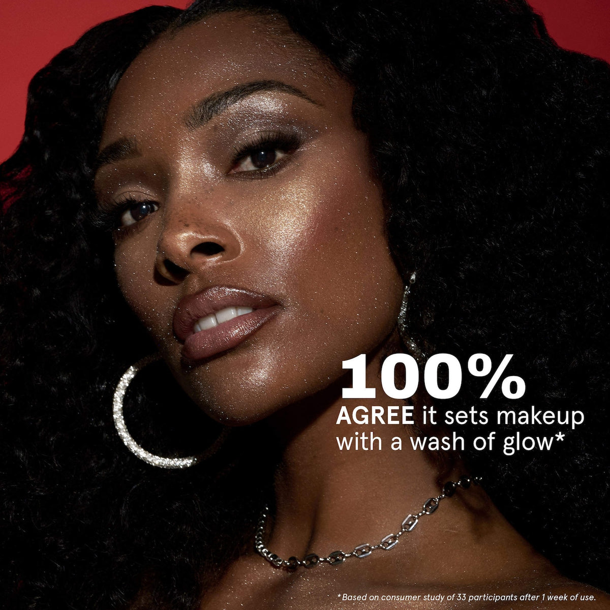 On 'Til Dawn Diamond Icing Glitter Waterproof Setting Spray NudeFace Chile