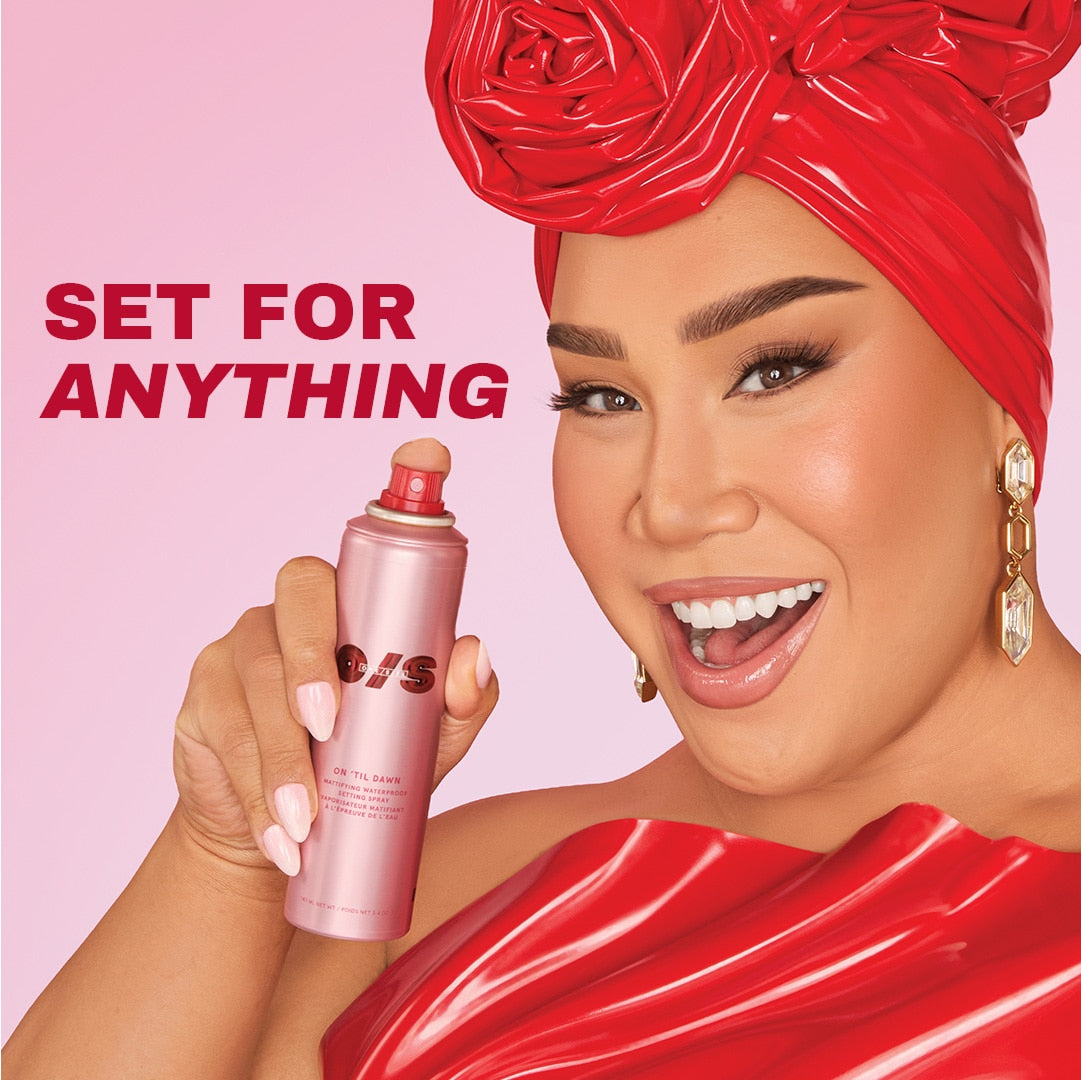 On 'Til Dawn Mattifying Waterproof Setting Spray Big & Bitty Duo NudeFace Chile