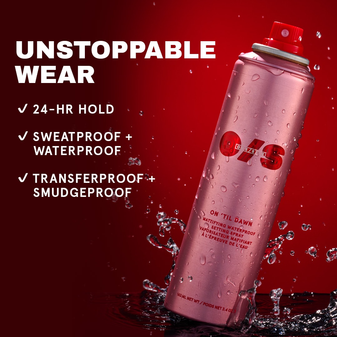 On 'Til Dawn Mattifying Waterproof Setting Spray Big & Bitty Duo NudeFace Chile