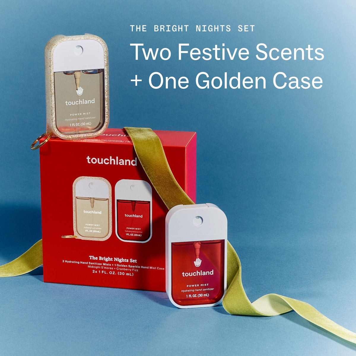 Special Edition Bright Nights Hand Sanitizer 2-Pack + Case NudeFace Chile