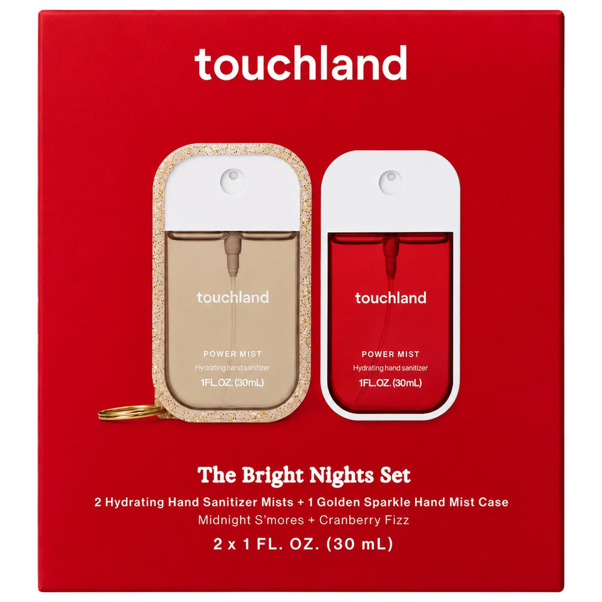 Special Edition Bright Nights Hand Sanitizer 2-Pack + Case NudeFace Chile