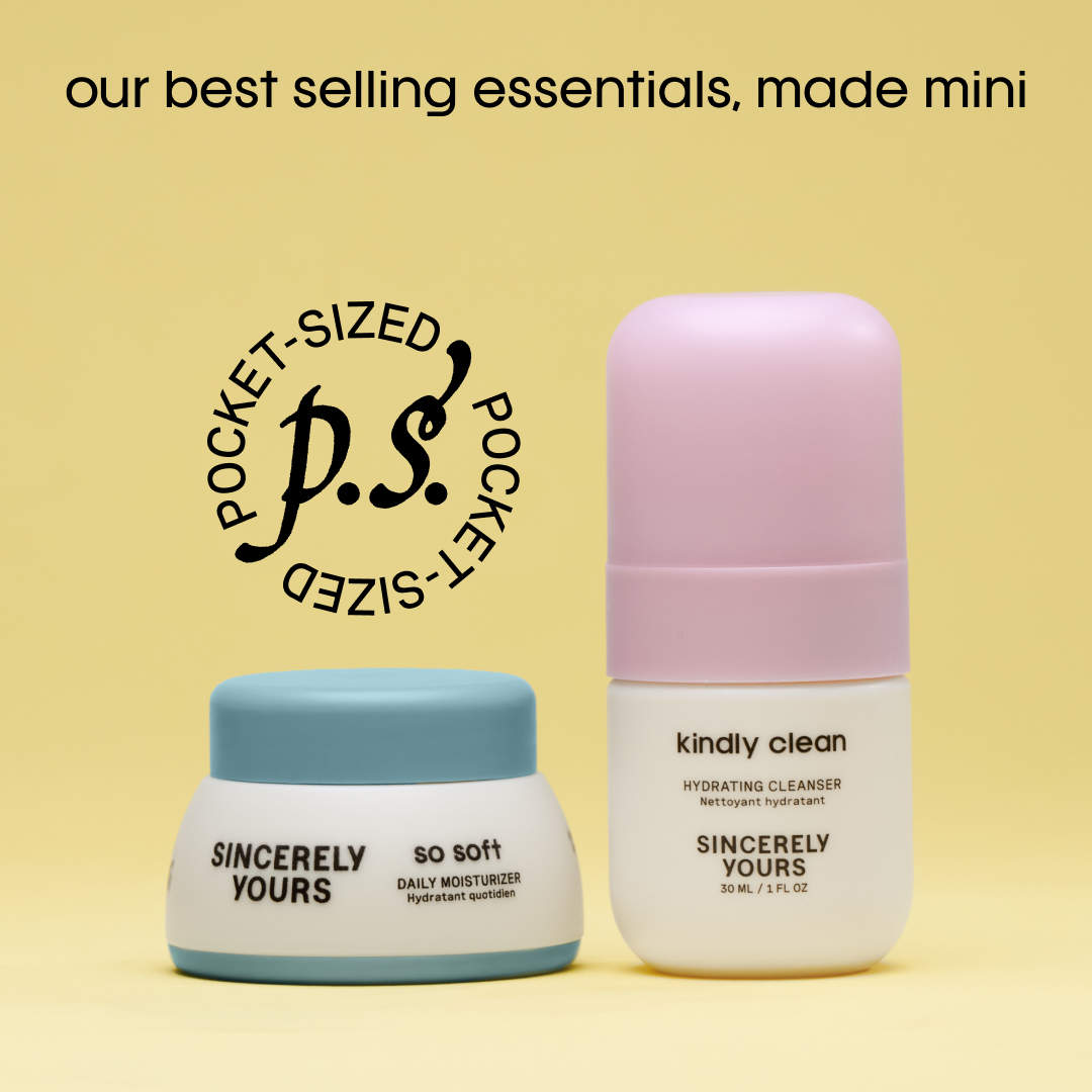 Travel Twins Mini Cleanser & Moisturizer Duo for Sensitive Skin NudeFace Chile