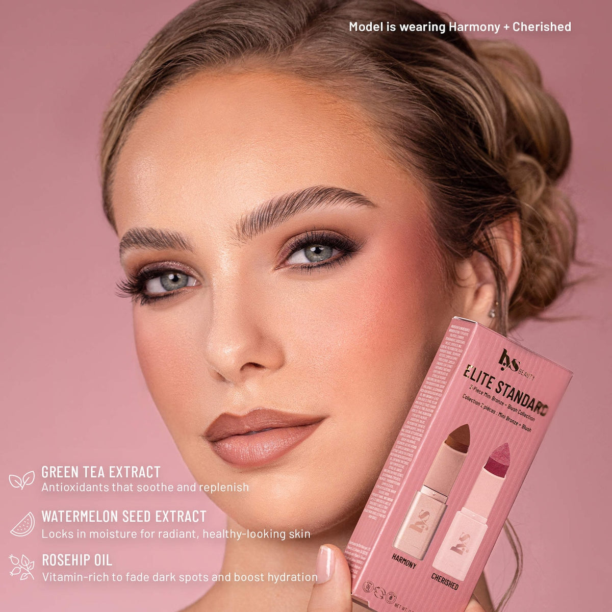 Mini Elite Standard 2-piece Bronze + Blush Collection NudeFace Chile
