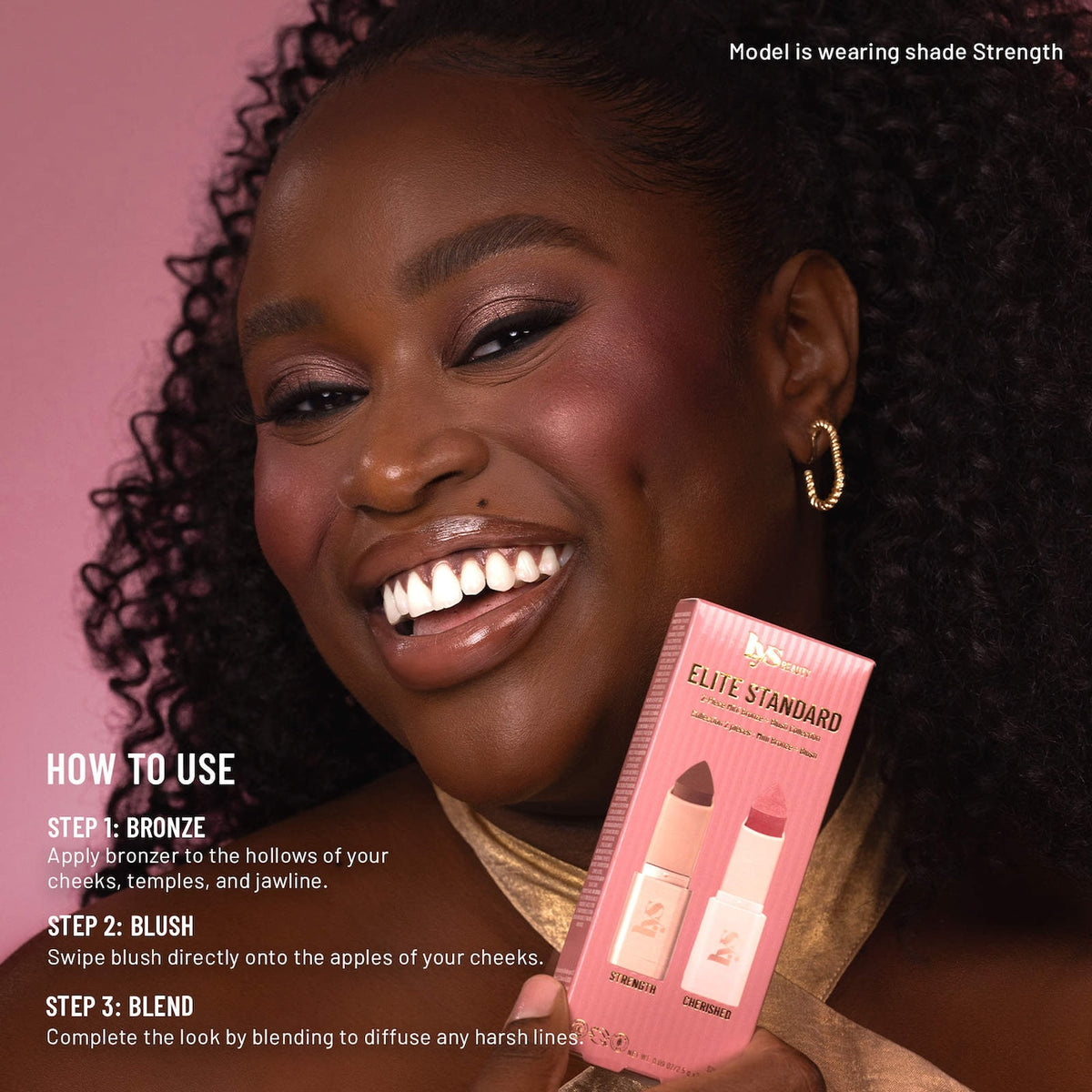 Mini Elite Standard 2-piece Bronze + Blush Collection NudeFace Chile