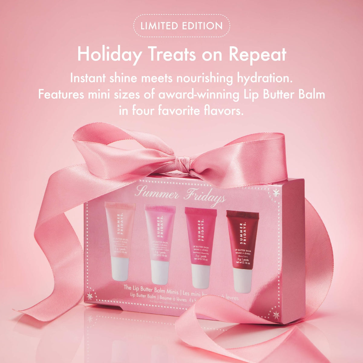 The Lip Butter Balm Minis - Pink Set NudeFace Chile
