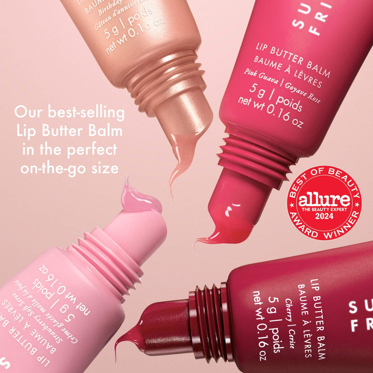 The Lip Butter Balm Minis - Pink Set NudeFace Chile