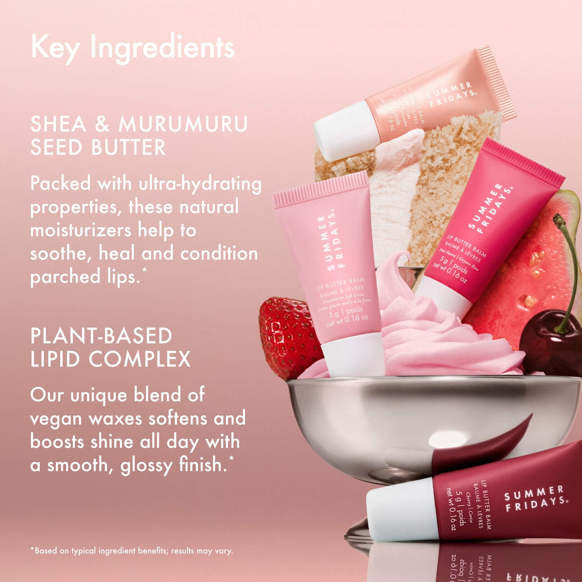 The Lip Butter Balm Minis - Pink Set NudeFace Chile