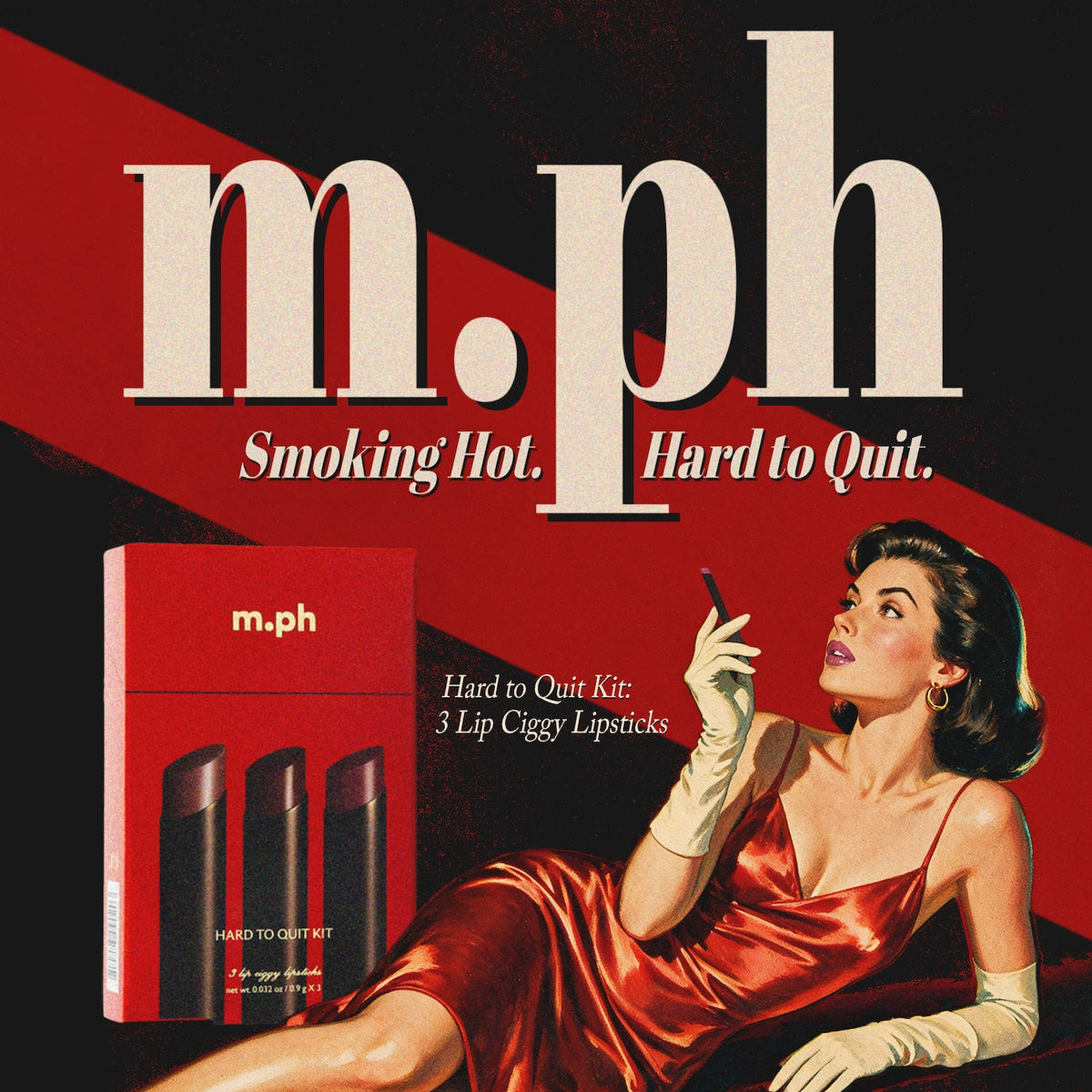 Hard to Quit Lip Ciggy Lipstick Gift Set NudeFace Chile